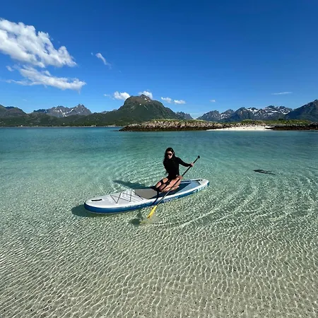 アパート Hennesstrand Brygge - Din Base For Vesteralen Og Lofoten Hennes